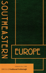 Southeastern Europe. Volume 44, Number 1 (2020)