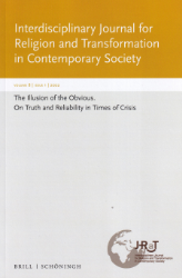 Interdisciplinary Journal for Religion and Transformation in Contemporary Society. Volume 8, issue 1 (2022)