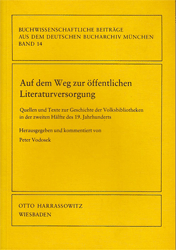 Auf dem Weg zur öffentlichen Literaturversorgung