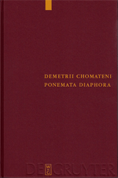 Demetrii Chomateni Ponemata diaphora