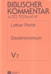 Deuteronomium. Teilband 1, Lieferung 7 (BKAT V.1,7)
