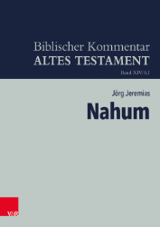 Buchcover Biblischer Kommentar Altes Testament. Band XIV.5.1: Nahum