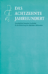 Das Achtzehnte Jahrhundert. Jahrgang 28, Heft 1