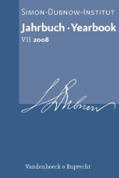 Jahrbuch des Simon-Dubnow-Instituts/Simon Dubnow Institute Yearbook; VII/2008