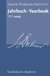 Jahrbuch des Simon-Dubnow-Instituts/Simon Dubnow Institute Yearbook; VIII/2009