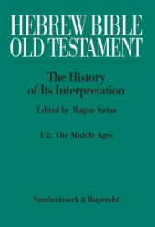 Buchcover Hebrew Bible / Old Testament. The History of Its Interpretation. Vol. I. From the ...