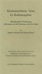 Kirchenrechtliche Texte im Bodenseegebiet