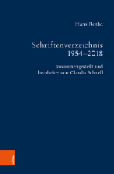 Schriftenverzeichnis Hans Rothe