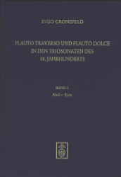 Flauto traverso und Flauto dolce in den Triosonaten des 18. Jahrhunderts. Band 1