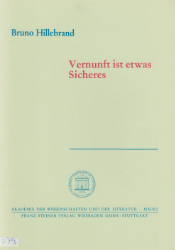 Buchcover Vernunft ist etwas Sicheres