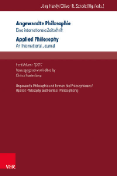 Angewandte Philosophie/Applied Philosophy. Heft/Volume 1 (2017)