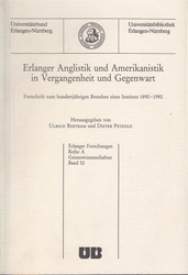 Erlanger Anglistik und Amerikanistik in Vergangenheit und Gegenwart