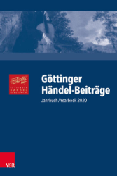 Göttinger Händel-Beiträge. Band 21 (2020)