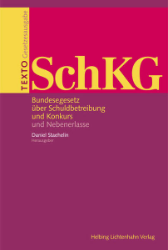 SchKG. Bundesgesetz über Schuldbetreibung und Konkurs und Nebenerlasse