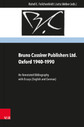 Bruno Cassirer Publishers Ltd. Oxford 1940-1990