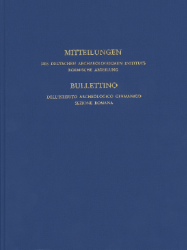Mitteilungen des Deutschen Archäologischen Instituts, Römische Abteilung. Band 123 · 2017