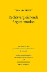 Buchcover Rechtsvergleichende Argumentation