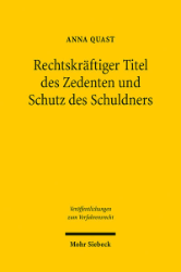 Rechtskräftiger Titel des Zedenten und Schutz des Schuldners