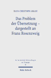 Das Problem der Übersetzung - dargestellt an Franz Rosenzweig