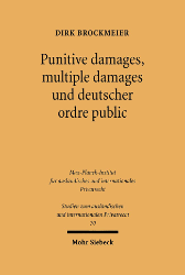 Punitive damages, multiple damages und deutscher ordre public