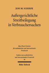 Außergerichtliche Streitbeilegung in Verbrauchersachen