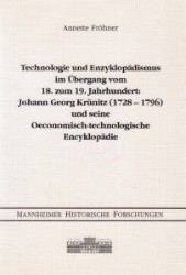 Technologie und Enzyklopädismus im Übergang vom 18. zum 19. Jahrhundert