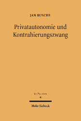 Privatautonomie und Kontrahierungszwang