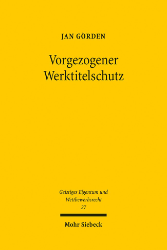 Vorgezogener Werktitelschutz