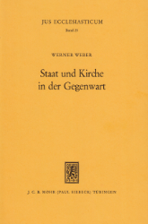 Staat und Kirche in der Gegenwart