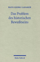 Das Problem des historischen Bewußtseins