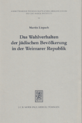 Das Wahlverhalten der jüdischen Bevölkerung