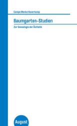 Buchcover Baumgarten-Studien