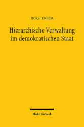 Buchcover Hierarchische Verwaltung im demokratischen Staat