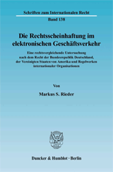 Die Rechtsscheinhaftung im elektronischen Geschäftsverkehr