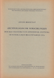 Archäologische Forschungen der Max Freiherr von Oppenheim-Stiftung im nördlichen Mesopotamien 1956