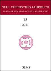 Neulateinisches Jahrbuch. Band 13 (2011)