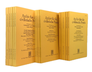 Buchcover AcP - Archiv für die civilistische Praxis. Jahrgang 221, 222 & 223 (2021/2022/2023) ...