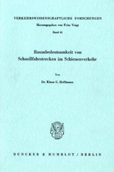 Raumbedeutsamkeit von Schnellfahrstrecken im Schienenverkehr