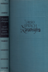 Buchcover Also sprach Zarathustra