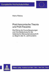 Post-franconische Theorie und Früh-Trecento