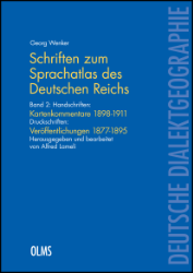 Schriften zum Sprachatlas des Deutschen Reichs. Gesamtausgabe. Band 2