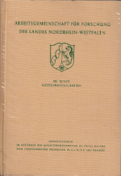 Arbeitsgemeinschaft für Forschung des Landes Nordrhein-Westfalen. Geisteswissenschaften; Band 12