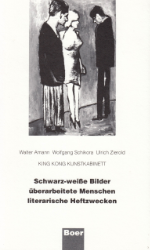 Schwarz-weiße Bilder, überarbeitete Menschen, literarische Heftzwecken