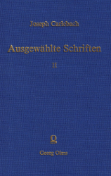 Buchcover: Ausgewählte Schriften. Band II