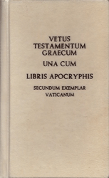 He Palaia Diatheke Kata Tus Hebdomekonta, i. e. Vetus Testamentum Graecum