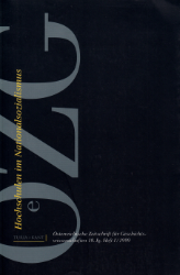 ÖZG - Österreichische Zeitschrift für Geschichtswissenschaften. 10. Jahrgang, Heft 1/1999: Hochschulen im Nationalsozialismus