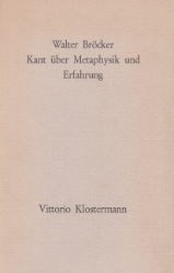 Kant über Metaphysik und Erfahrung