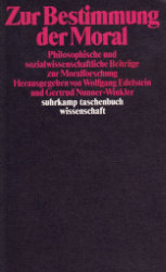 Zur Bestimmung der Moral