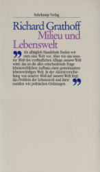 Milieu und Lebenswelt