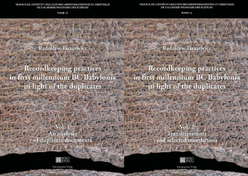 Recordkeeping practices in first millennium BC Babylonia in light of the duplicates. Vol. I & II